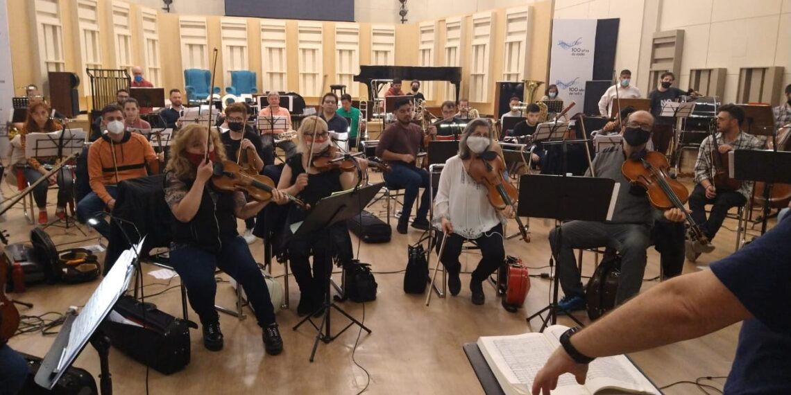 Ensayo orquesta TV pública