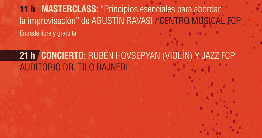 Festival de Jazz FCP | DÍA 2 | Ruben Hovsepyan (violín)