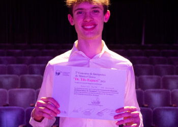 El joven chelista Sebastián Powter ganó el  7º Concurso de Intérpretes de Música Clásica “Dr. Tilo Rajneri”