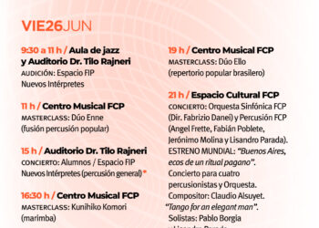 Gral. Roca | 24° Festival Internacional de Percusión “Concierto Alumnos”